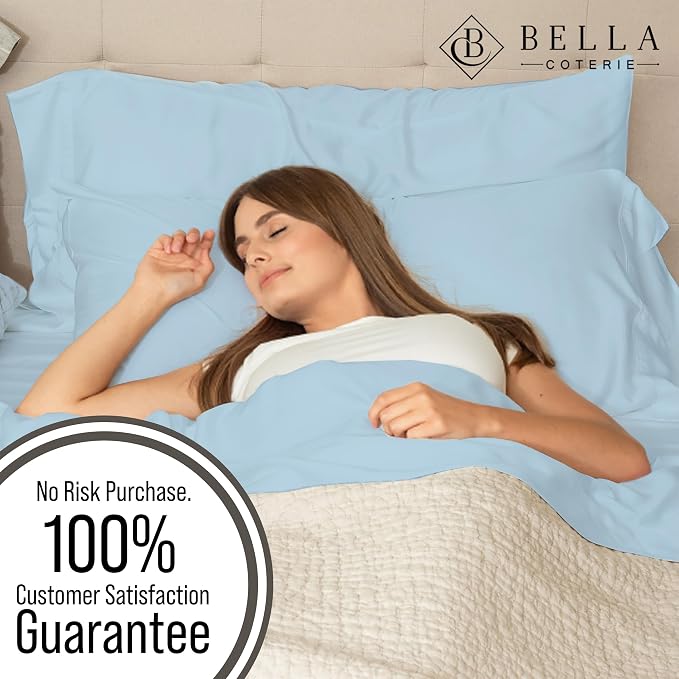 Bella Coterie | Luxury Bamboo Viscose King Size Pillowcase Set | 100% - Image 5