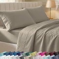 California Design Den Soft 100% Cotton Bed Sheets Split King Set, 400 TC Good by CaliforniaDesignDen