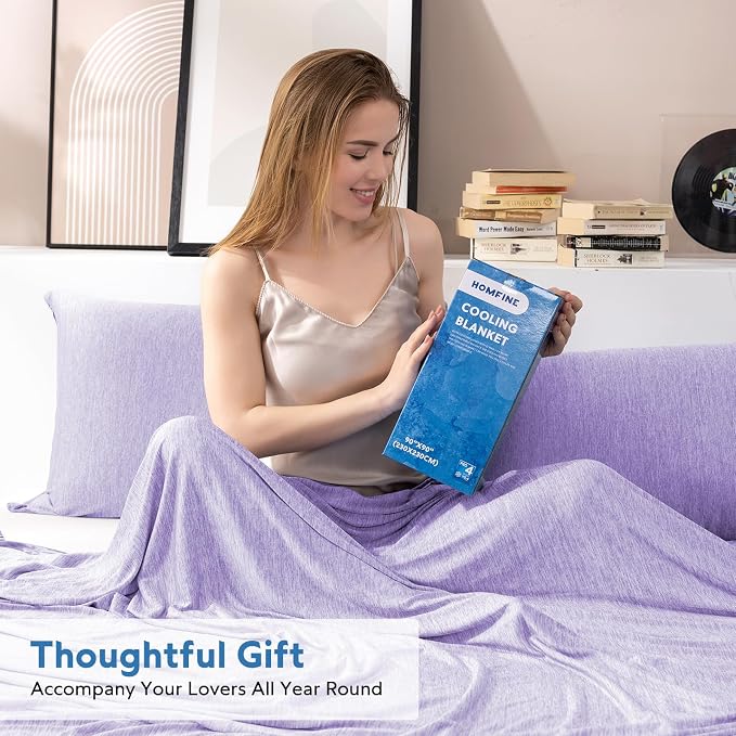 HOMFINE Cooling Blankets for Hot Sleepers - Image 7