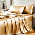 CozyLux Satin Sheets King Size Sheet Set by CozyLux