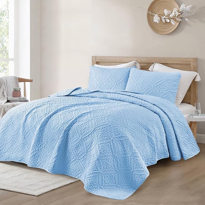 Exclusivo Mezcla Queen Quilt Bedding Set, Lightweight Soft Bedspreads Coverlets - Image 2