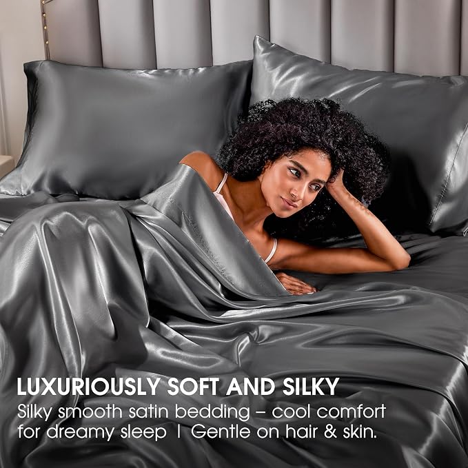 FreshCulture Satin Sheets California King - Image 6