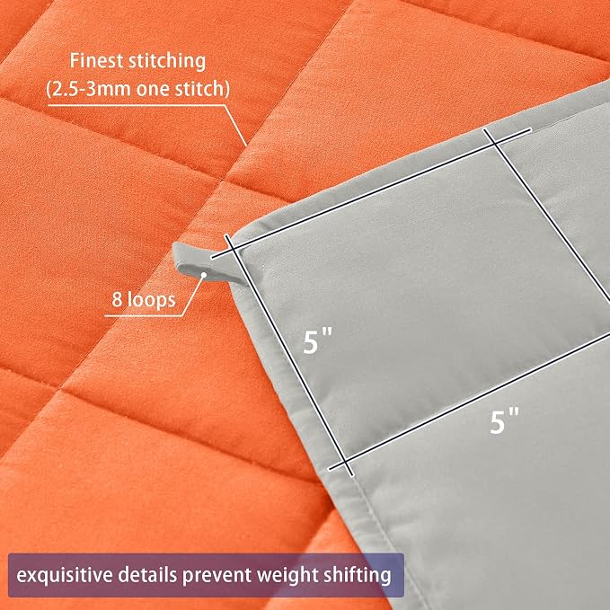 yescool Weighted Blanket for Adults Cooling Heavy Blanket for Sleeping Perfect - Image 5