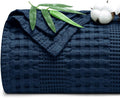 PHF Cooling Waffle Blanket Twin Size, Lightweight 60% Rayon from Bamboo & 40% by PHF