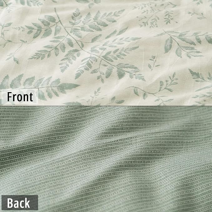 LEMIROE Botanical Cotton Comforter Queen Size - Image 4