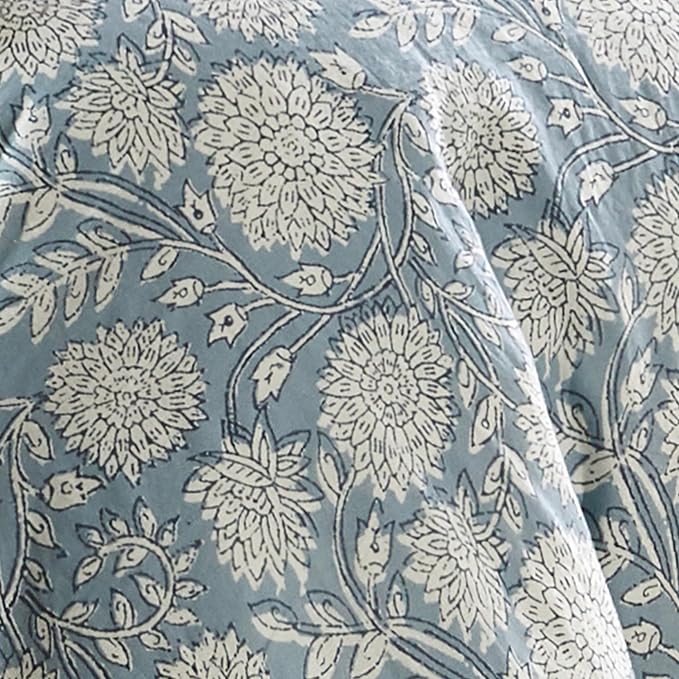 Levtex Home Adare Blue Reversible King Duvet Cover Set - Image 6