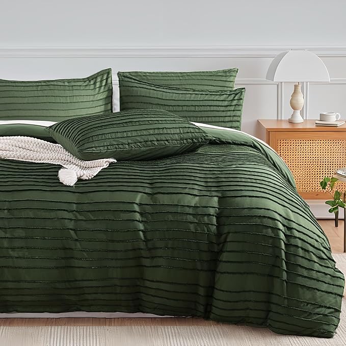 NEXHOME PRO Duvet Cover Full, 3 Pieces Boho Tufted Duvet Cover Set, Soft and by NEXHOMEPRO