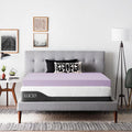 Lucid 4 Inch Lavender Memory Foam Mattress Topper, Twin Size – Essential Oil by Lucid