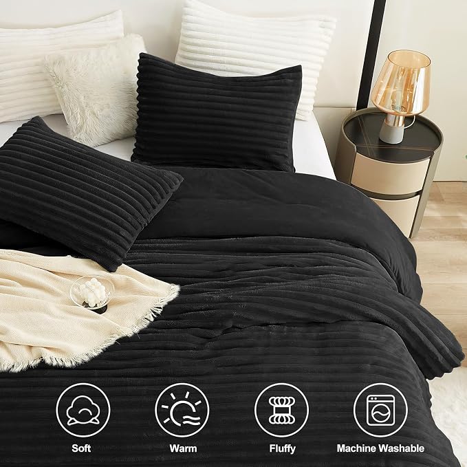 CozyLux Fluffy Full Size Comforter Sets - Image 2