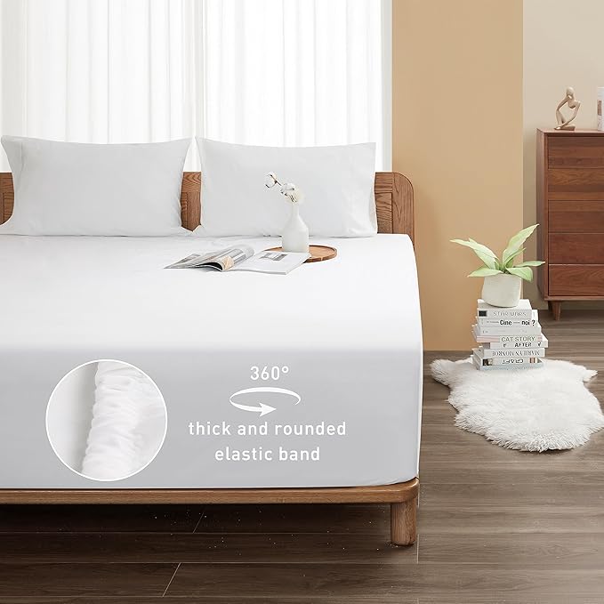 Sunflower California King Fitted Sheet, 1-Piece Deep Pocket Fitted Bottom Sheet - Image 2