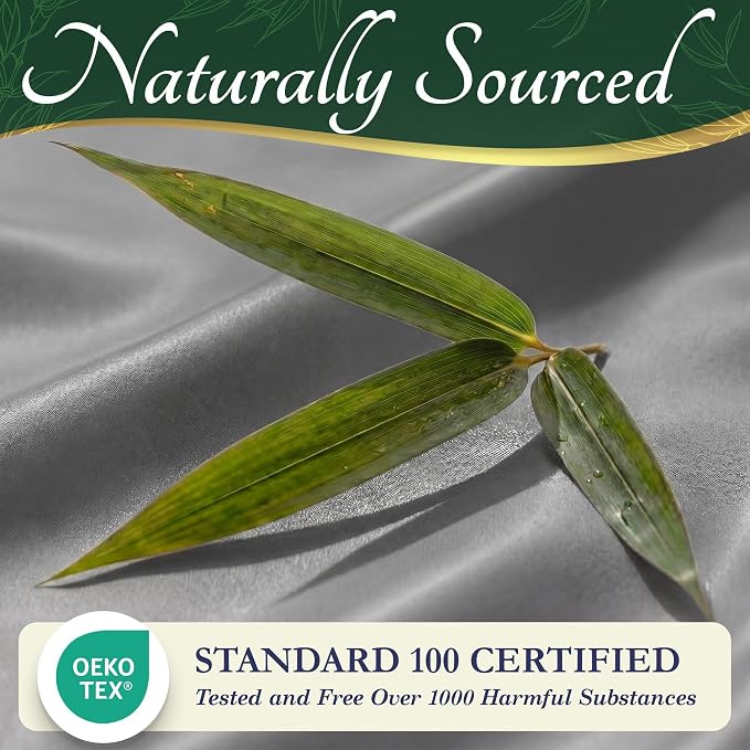 DECOLURE 100% Viscose Derived from Bamboo Sheets Twin Size - Image 7