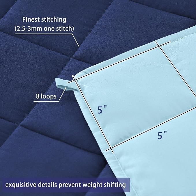 yescool Weighted Blanket for Adults Cooling Heavy Blanket for Sleeping Perfect - Image 4