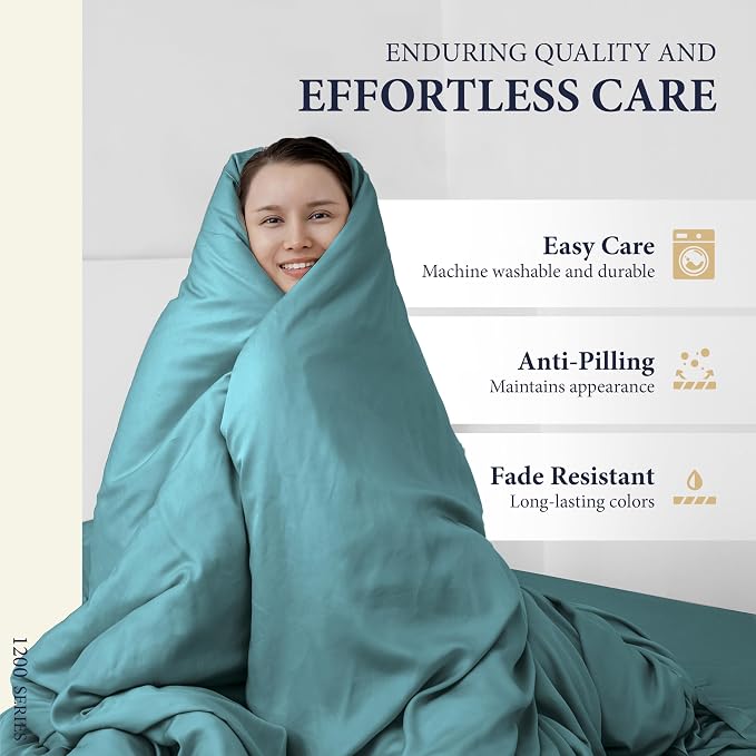 100% Egyptian Cotton King Size Sheets Set - Image 7