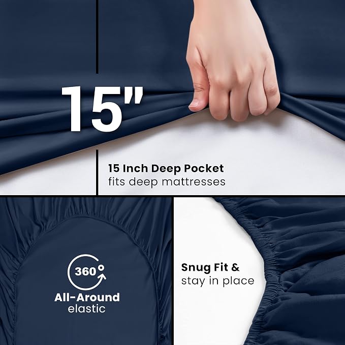 Utopia Bedding Twin Fitted Sheet - Image 3