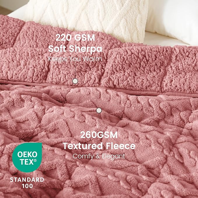Drewin Weighted Blanket for Adults Queen Size 20lbs, Soft Cozy Turtleback - Image 3