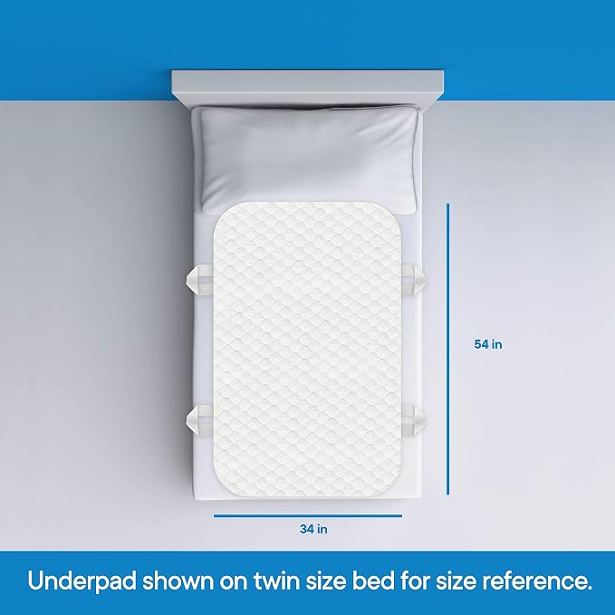 RMS Ultra Soft 4-Layer Washable and Reusable Incontinence Bed Pad - Image 2
