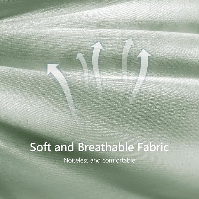 TEXARTIST Premium 2100 Series Queen Comforter All Season Breathable Sage Green - Image 3