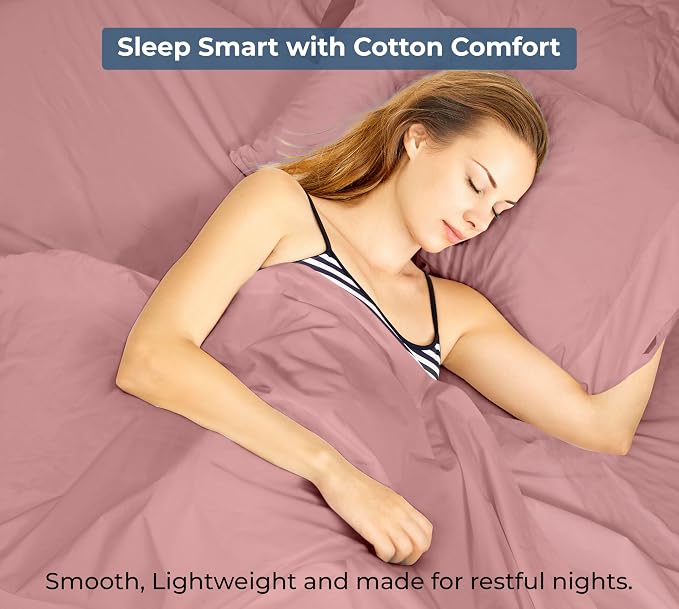 Royale Linens 100% Organic Cotton King Flat Sheet Only - Image 9