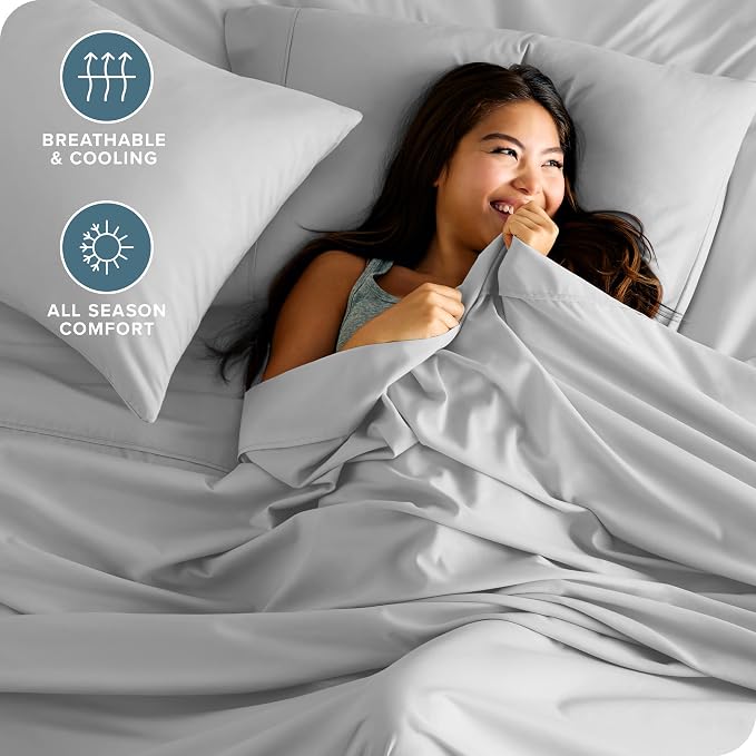 Bare Home Short Queen Sheet Set - Image 3