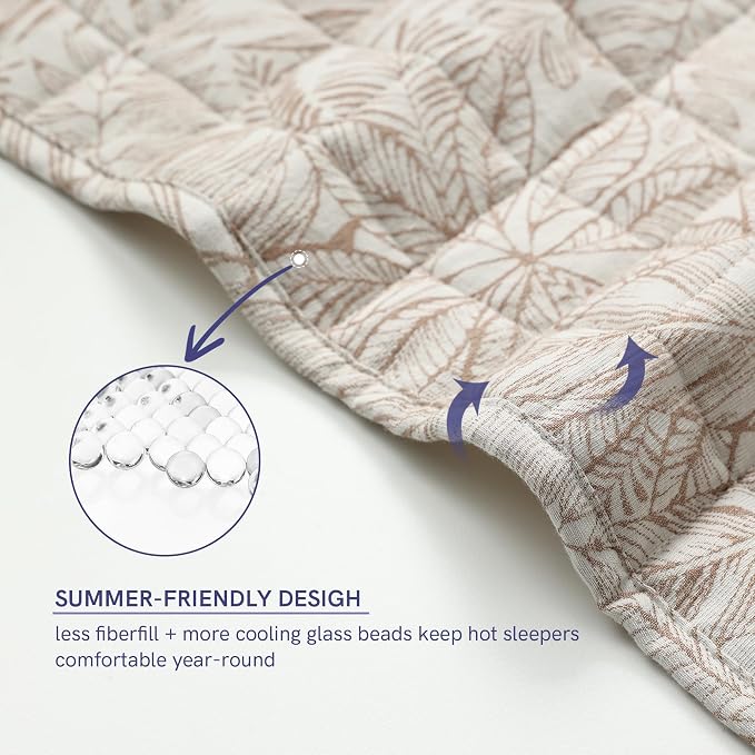 YnM 20lbs Weighted Blanket for Adults, Linen Heavy Bed Throw Blanket - Image 5