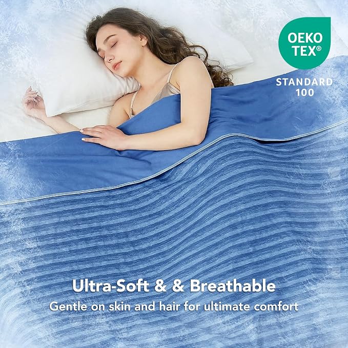 GOHERO Cooling Blanket King Size- 100"x90" Summer Cooling Throw Blanket - Image 2