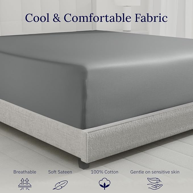 California Design Den Full Size Fitted Sheet Only - Image 8