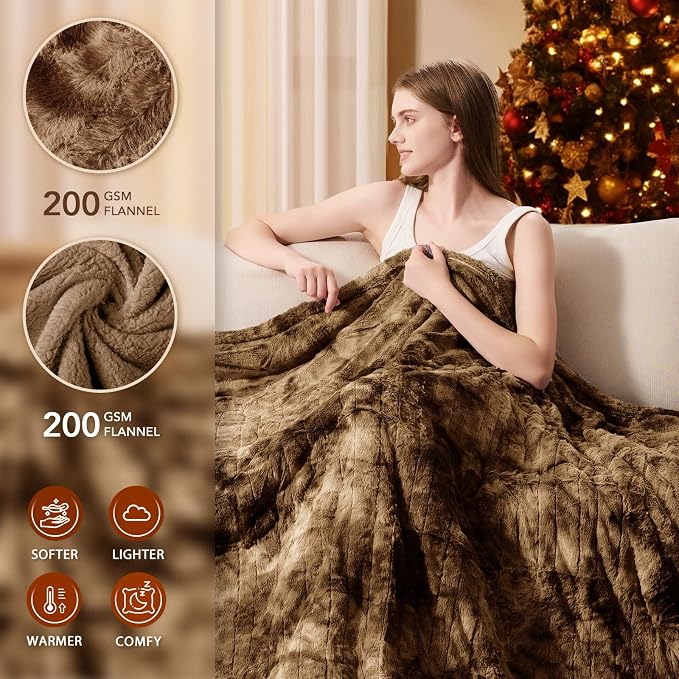 Homemate Heated Blanket Electric Throw - Image 2
