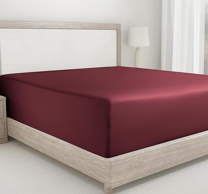 California Design Den Full Fitted Sheet, Deep Pocket 400 Thread Count Fitted by CaliforniaDesignDen