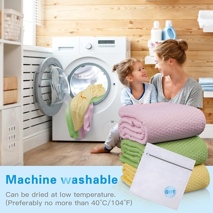 AmyHomie Cooling Blanket, 100% Rayon Derived from Bamboo, Cool Summer Blanket - Image 6