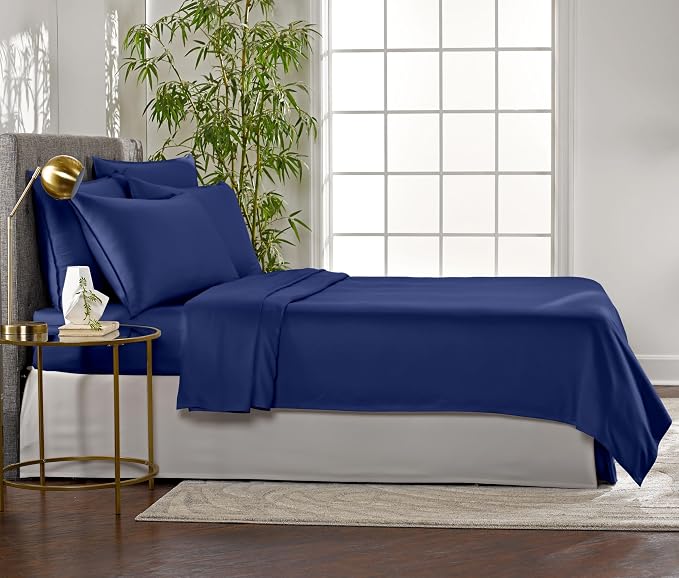 Pure Bamboo Full Sheets, Genuine 100% Organic Viscose Derived from Bamboo Bed - Image 4