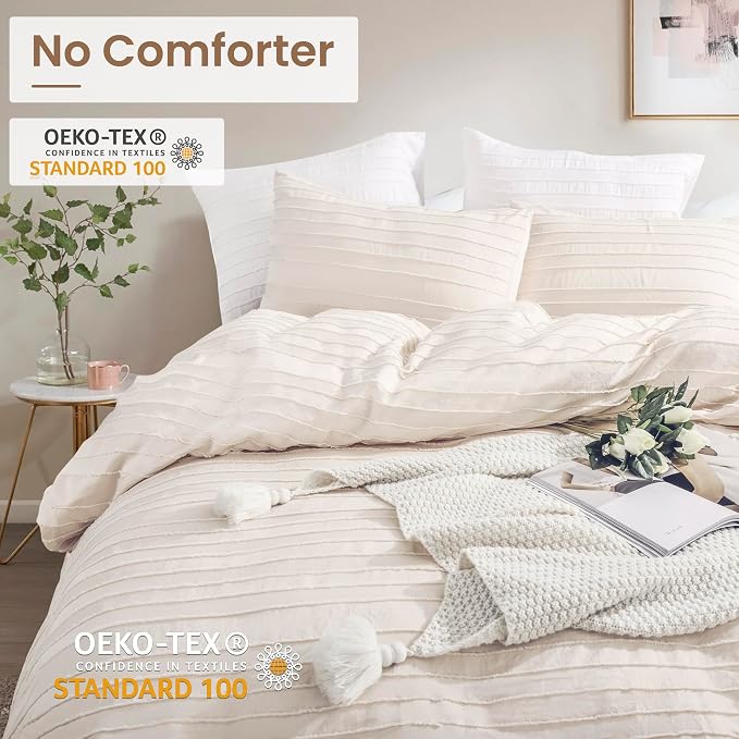 NEXHOME PRO Duvet Cover Queen, Soft and Lightweight 100% Washed Microfiber - Image 4