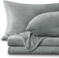 BEDELITE Flannel Sheets King Size Grey by BEDELITE