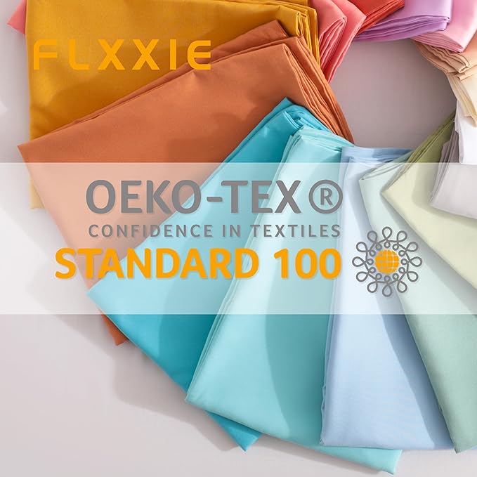 FLXXIE Pillow Cases Queen, Soft Microfiber Pillow Covers - Image 9