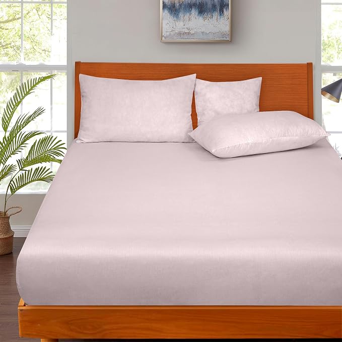 ROYALE LINENS 300 Thread Count 100% Long Staple Combed Cotton Fitted Sheet - Image 6