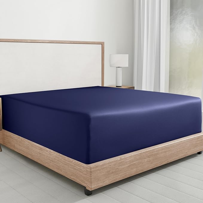California Design Den Deep Pocket King Fitted Sheet Only, No Pop-Off Elastic by CaliforniaDesignDen