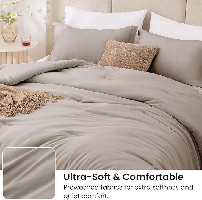 Love's cabin Burlwood Twin/Twin XL Comforter Set, 2-Piece Prewashed Bed Set - Image 5