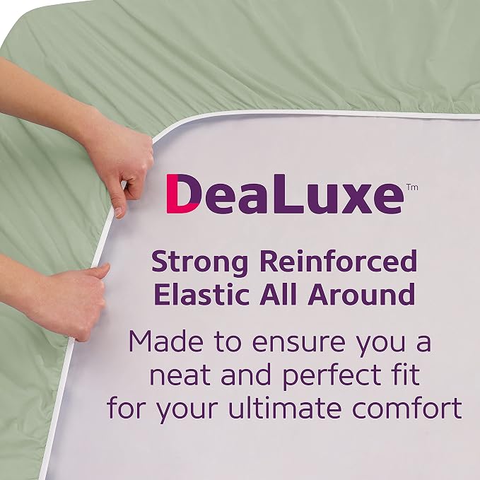 XL Twin Sheets Deep Pockets Fitted – Twin XL Fitted Sheets Only – 21” Fitted - Image 4