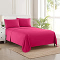 Twin Size Sheet Set with Built-in Sheet Straps by SweetHomeCollection
