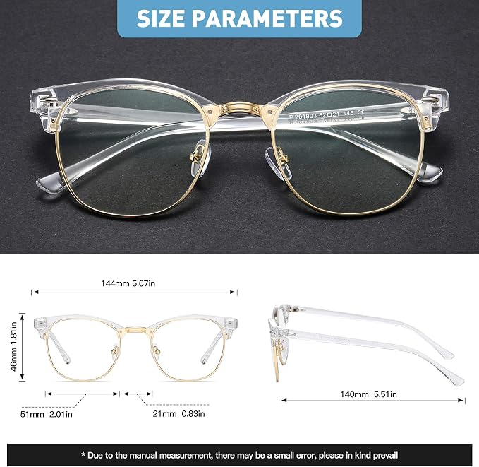 Blue Light Glasses for Woman/Men Computer Bluelight Glasses Womens/Mens - Image 5