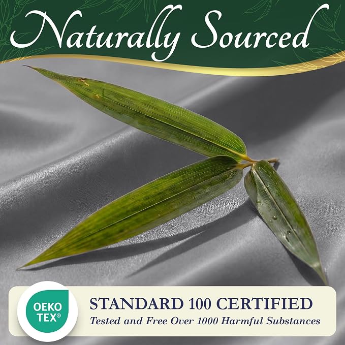 DECOLURE 100% Viscose Derived from Bamboo Sheets Twin Size - Image 7