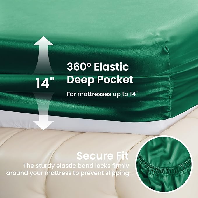 Love's cabin Satin King Sheet Sets - Image 4