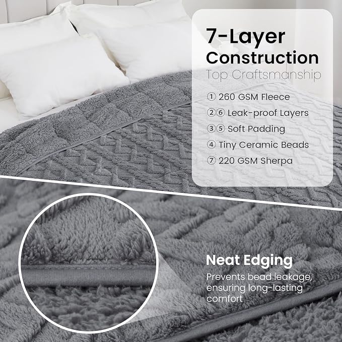 Drewin Queen Size Weighted Blanket 15 lbs - Image 6