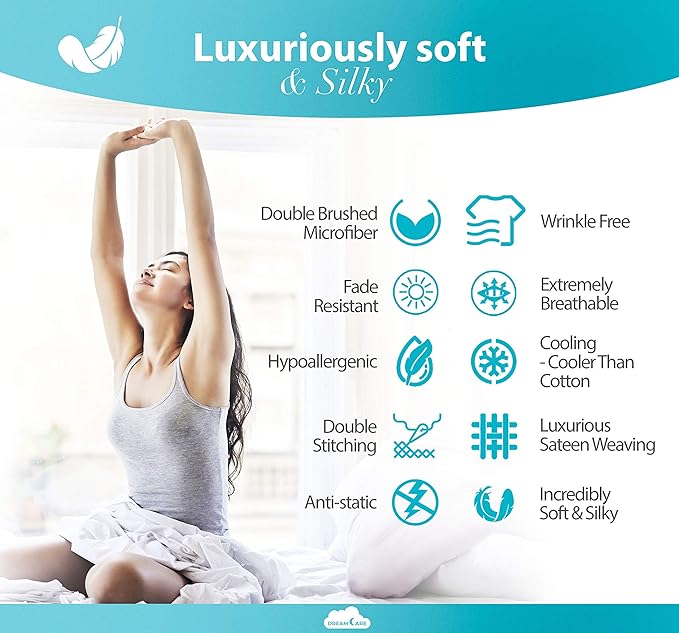 DREAMCARE King Fitted Sheet - Image 5