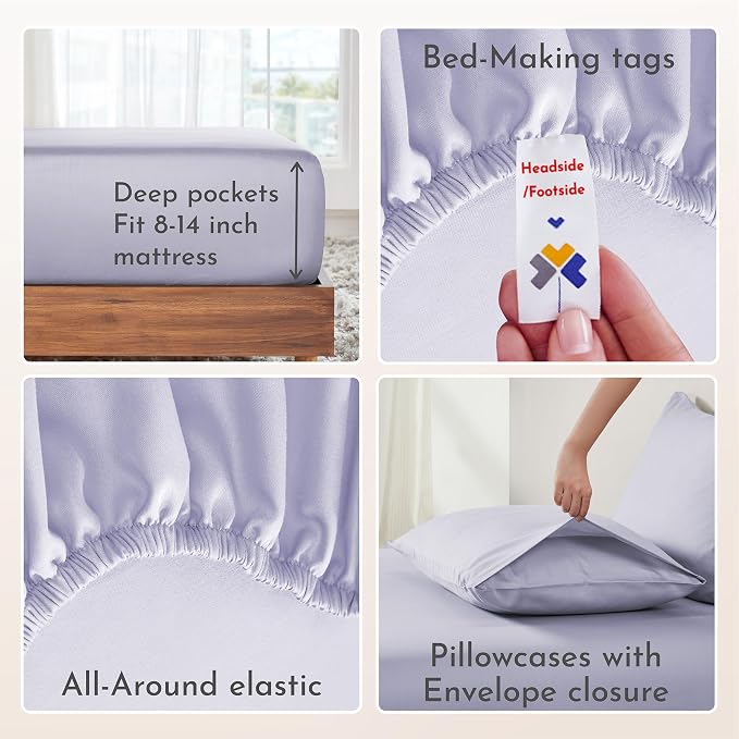 California Design Den Full Size Bed Sheets Set - Image 5