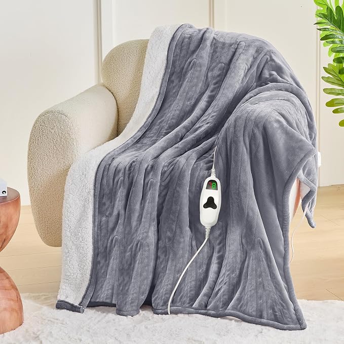 greenoak Heated Blanket Electric Twin 62"X84", Heating Blanket - Image 8