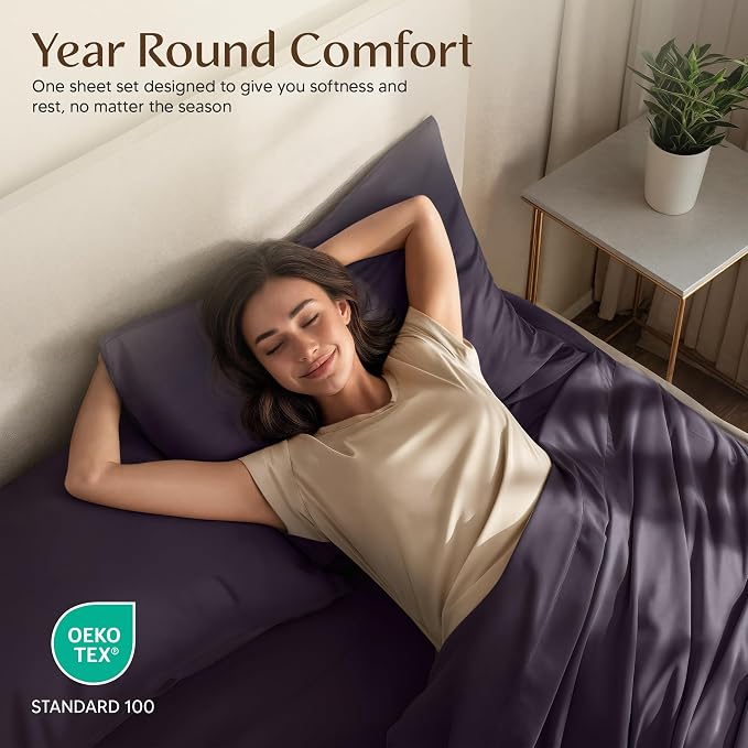 Utopia Bedding Queen Size Sheet Set – 4 Piece Bed Sheets, Soft and Breathable - Image 3