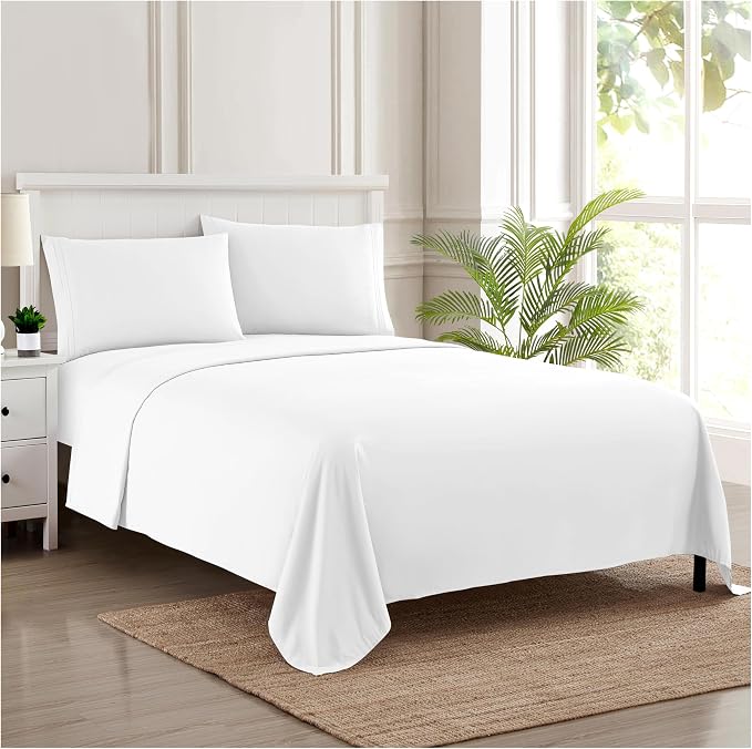 Twin Sheets - Breathable Luxury Sheets - 1800 Supreme Collection Extra Soft by SweetHomeCollection