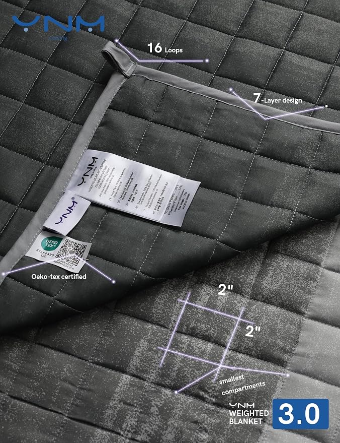 YnM Cooling Weighted Blanket Oeko-Tex Certified Material - Image 5