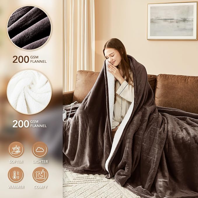 Homemate Electric Heated Blanket Queen - Image 3