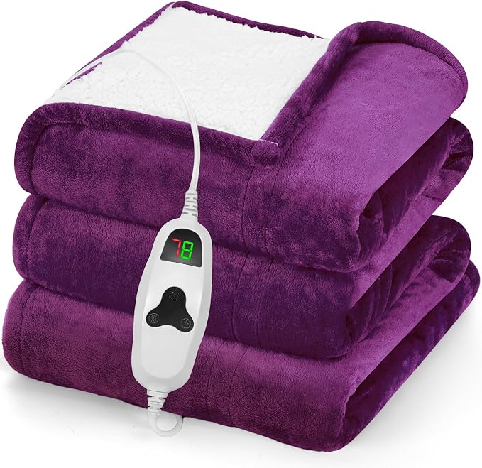 greenoak Heated Blanket Electric Twin 62"X84", Heating Blanket - Image 9